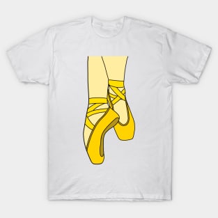 Yellow pointe shoes T-Shirt